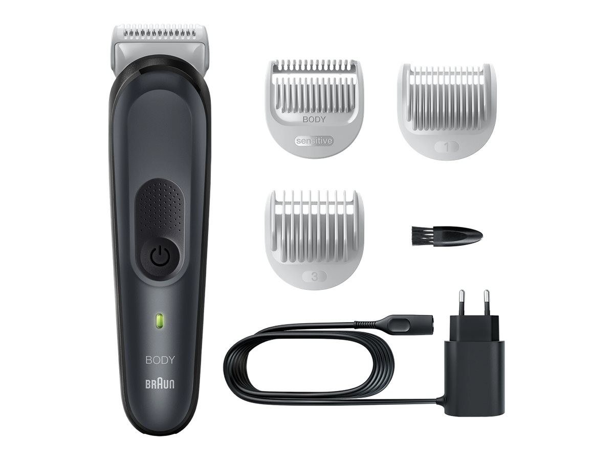 Braun BodyGroomer BG3340 Rifinitore Corpo CA/Batteria Nero Grigio 3 416982