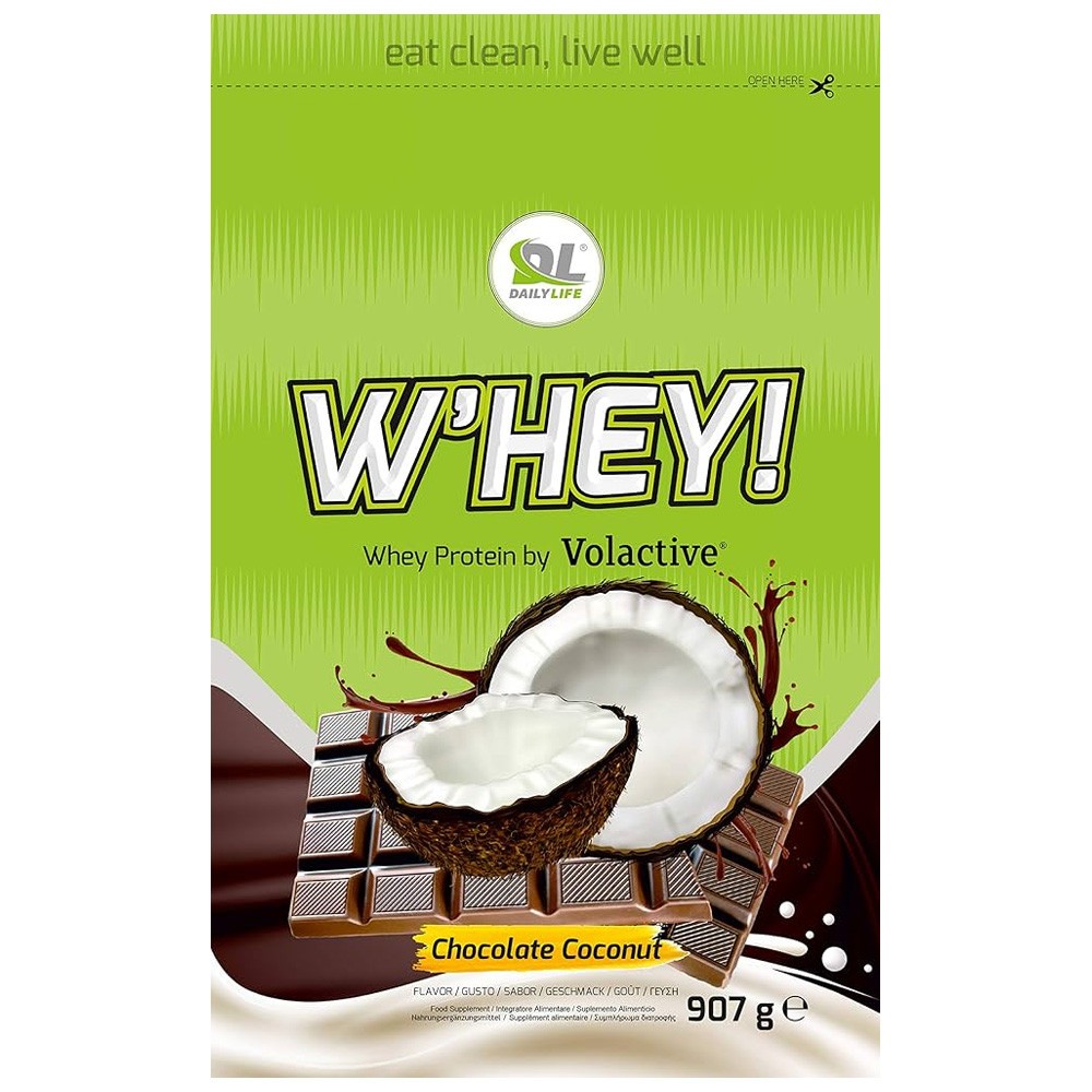 Daily Life - W’HEY! - Chocolate Coconut (whey protein) - 907g