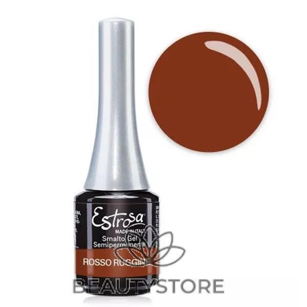 ESTROSA SMALTO GEL SEMIPERMANENTE ROSSO RUGINE 7876 7 ML
