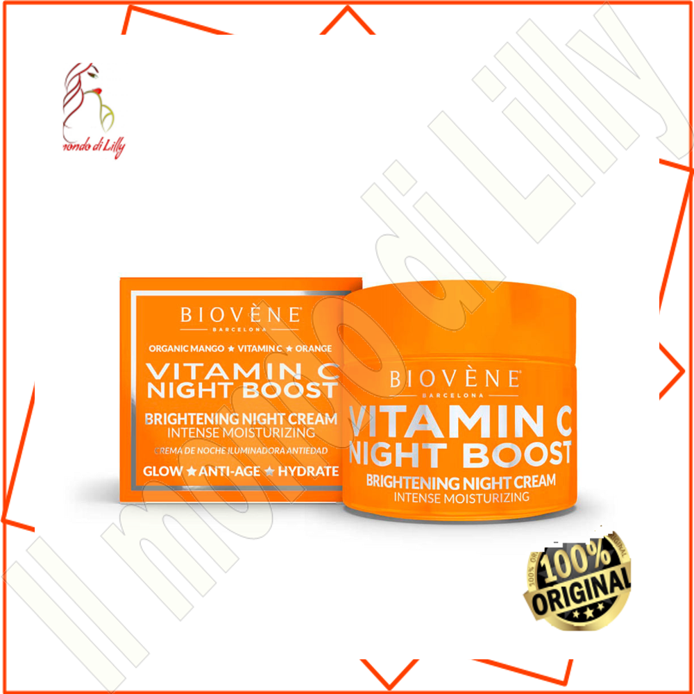 Biovene VITAMIN C NIGHT BOOST brightening night cream intense moisturizing
