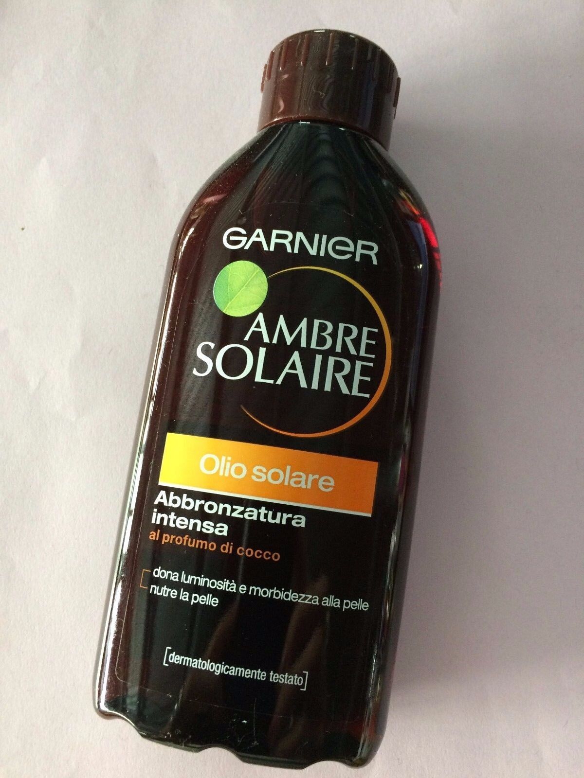 AMBRE SOLAIRE OLIO SOLARE ABBRONZATURA INTENSA SENZA FILTRO COCCO IDRATANTE 200M