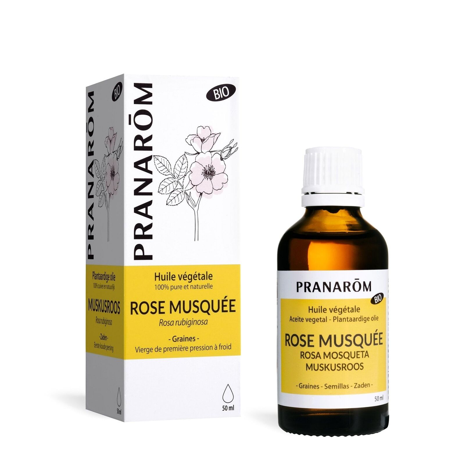 Pranarom Aceite Veg Rosa Mosqueta Bio 50 ml Pranar (O9U)