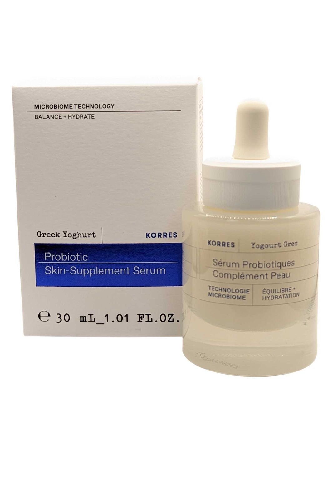 Korres Pelle Integratore Siero Probiotico Hydrate 30ml Fatto Con Greco Yogurt