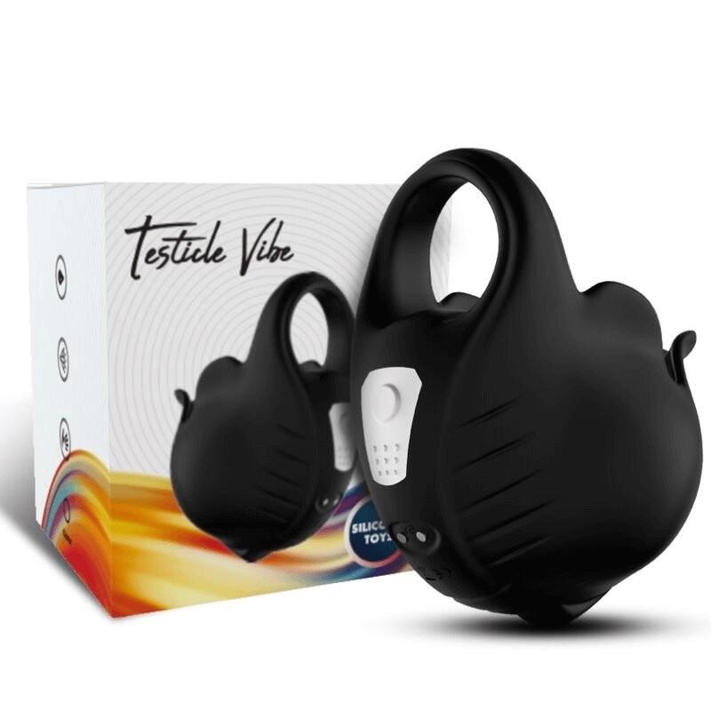 Armony - Anello Fallico Vibrante per Coppia Nero