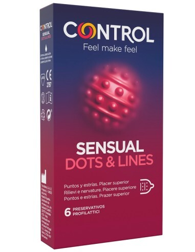 CONTROL SENSUAL DOTS&LINES 6PZ