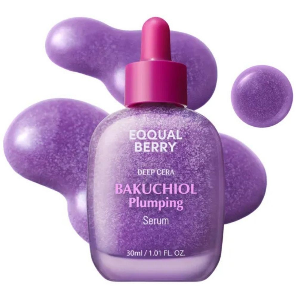 Eqqualberry Bakuchiol Siero rassodante rimpolpante Bakuchiol e Ceramidi, 30 ml