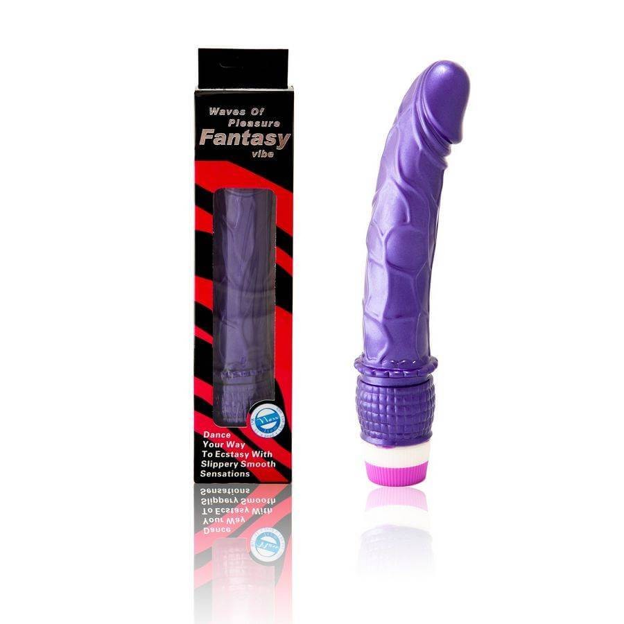 Baile Fantasy Vibe - Vibratore Realistico in Silicone 23 CM Viola