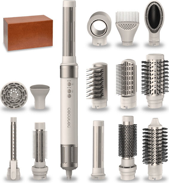 Cecotec Phon Asciugacapelli Multistyler in Ceramica 14in1 1400 W Champagne 00252