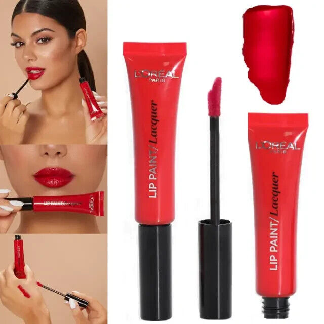 L Oreal Lip Paint Infaillible Rossetto Lacca 105 Rosso Fiction