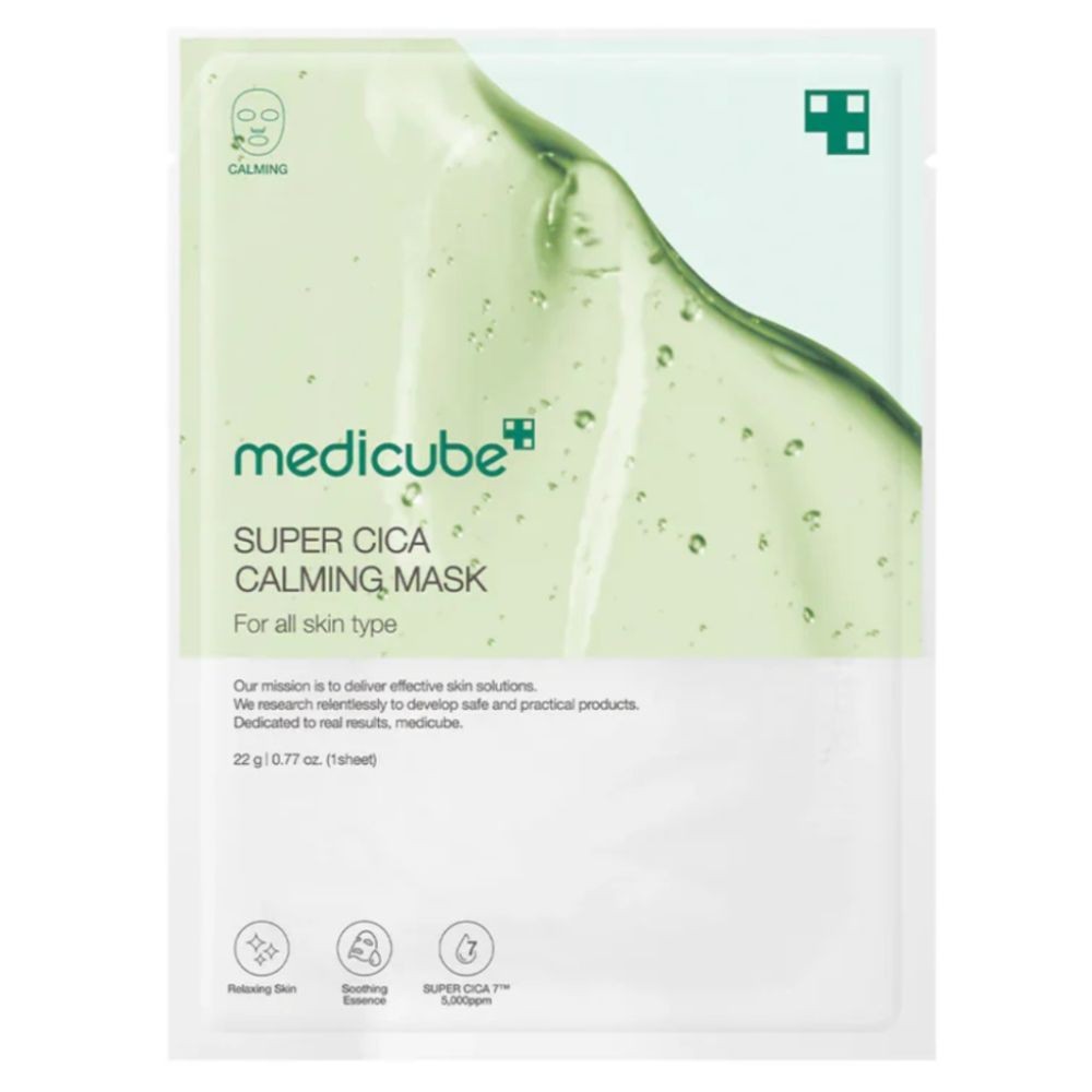 Medicube Super Cica Maschera lenitiva per pelli sensibili, 22 g
