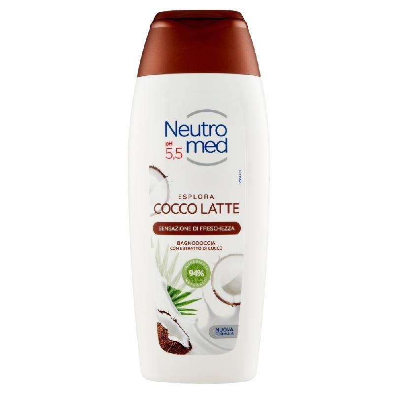 Neutromed Bagnodoccia Profumato 400 Ml. PH 5,5 Latte Di Cocco Sensazione Fresche