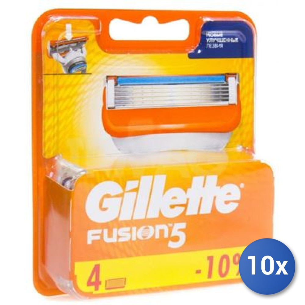 10x Bundle Gillette Ricambi Fusion 5 X4