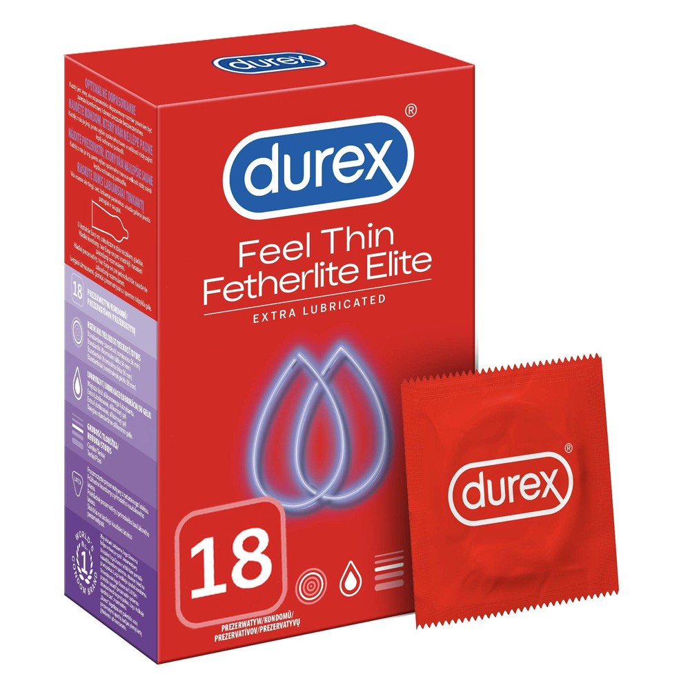 DUREX Feel Thin Fetherlite Elite conf 18 Preservativi