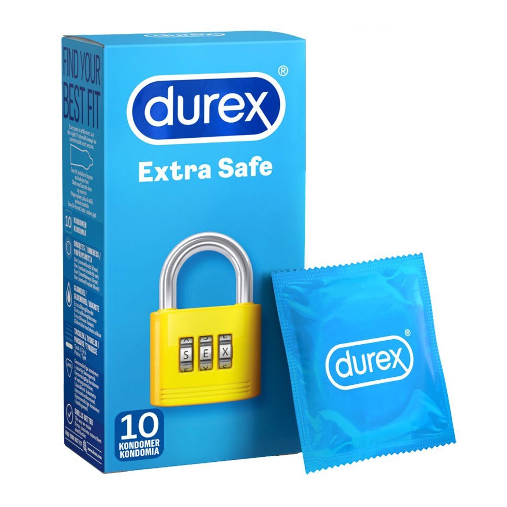 Preservativi EXTRA SAFE Durex x 10