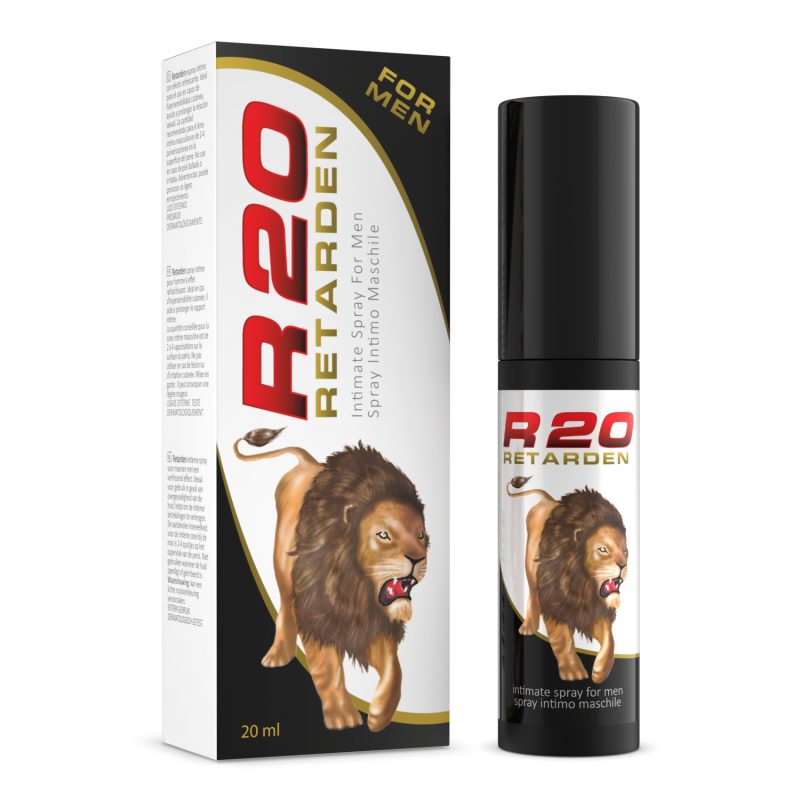 Ritardante Eiaculazione Maschile Spray Uomo Precoce R20 Retarden 20 ML