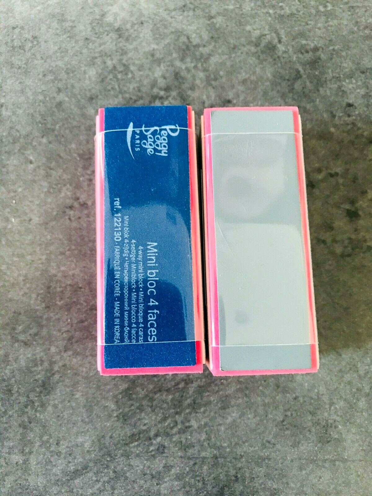 PEGGY SAGE Liscia E Fatto Brillava I Unghie Blocco Lima Multicolore 4 Faces