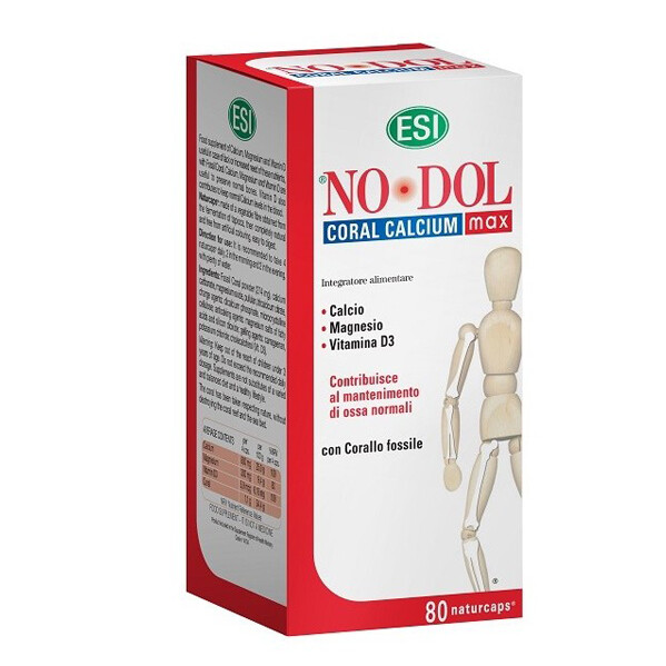 No Dol Coral Calcium Max Integratore 80 Capsule