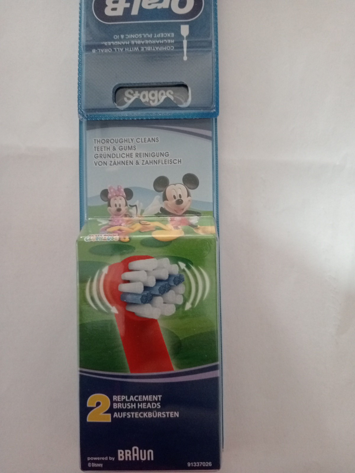 Oral-B Disney TOPOLINOPower Electric Testina di Ricambio per Spazzolino da Denti