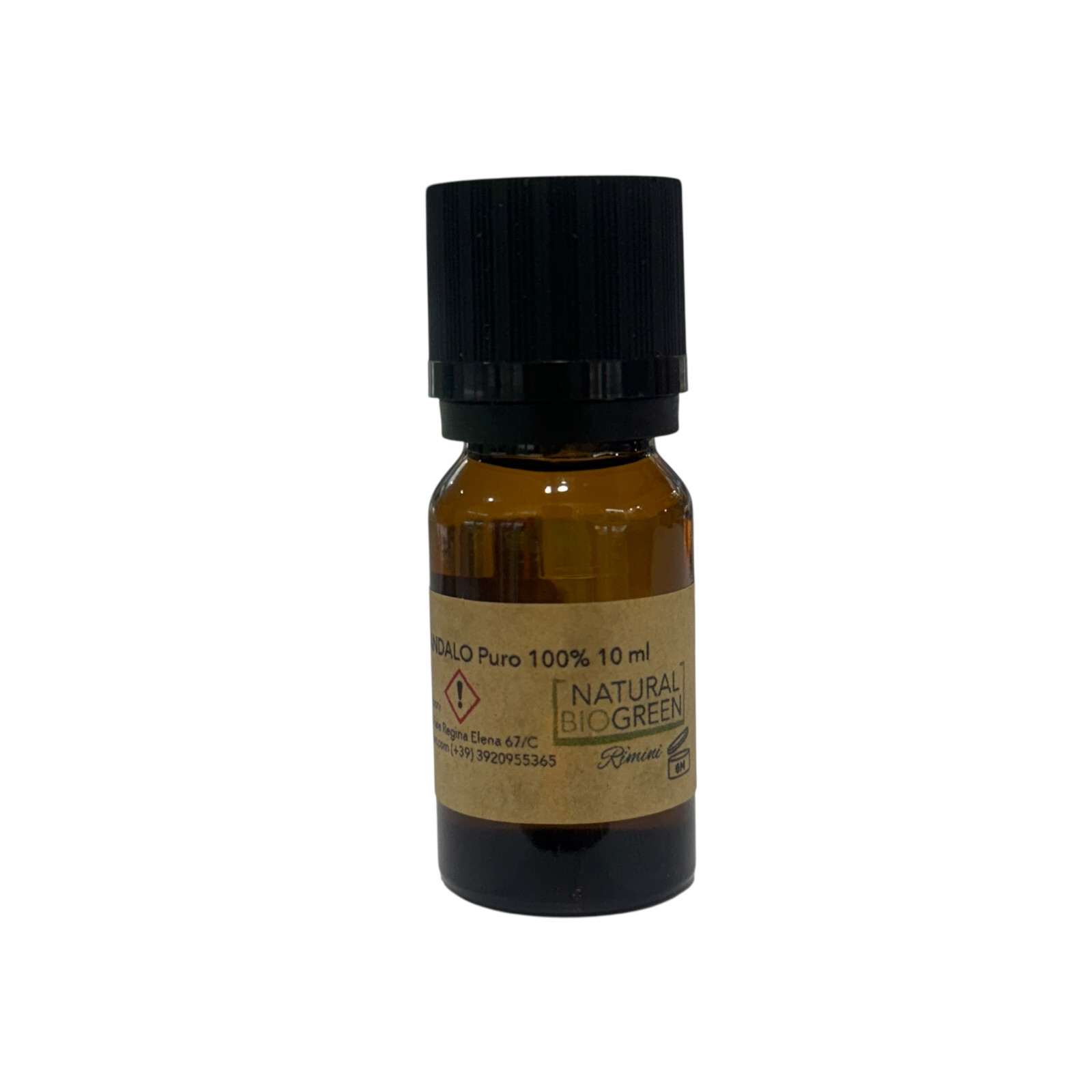 Naturalbiogreen Olio Essenziale di Sandalo Amyris Puro al 100% 10 ml