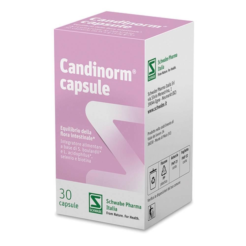 Integratore alimentare Candinorm con Saccharomyces boulardii e Lactobacillus aci
