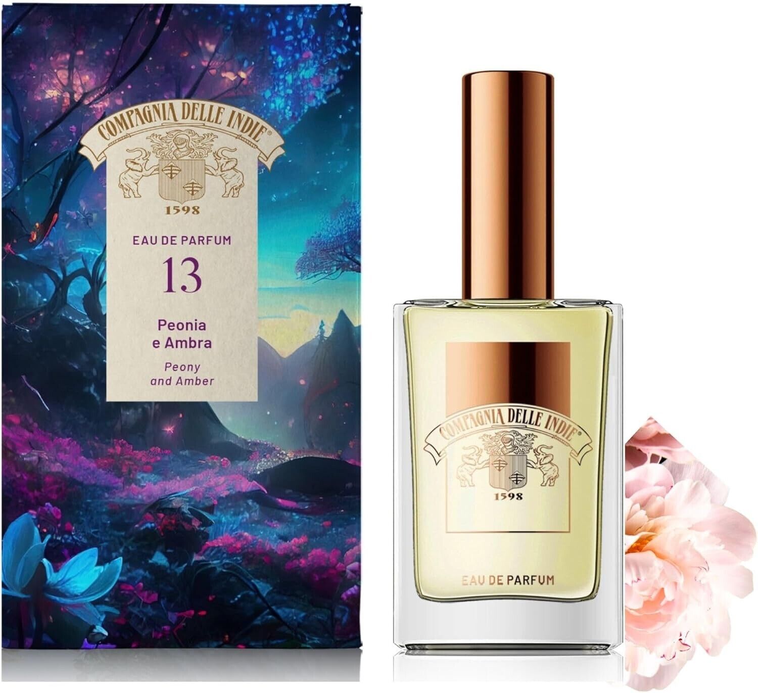 Compagnia Delle Indie Edp. 75  ml. Peonia e Ambra