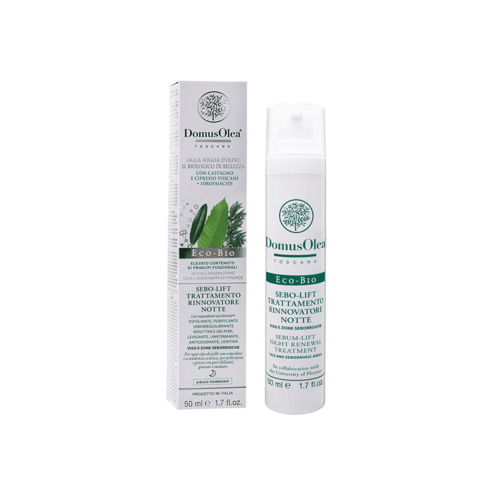 Domus Olea Toscana sebo-lift trattamento rinnovatore notte 50 ml
