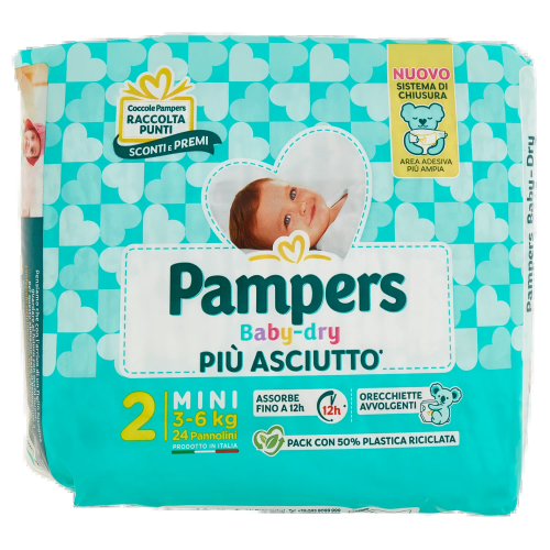 Pampers Baby-Dry 3-6kg New 24pz