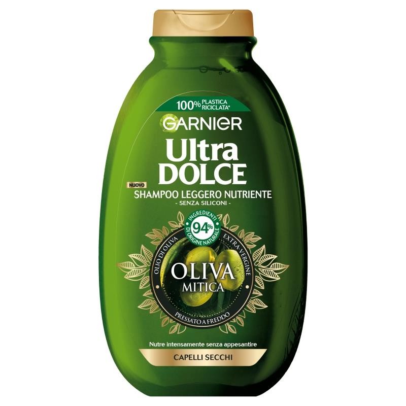 Ultradolce Garnier Shampoo Leggero e Nutriente 250 Ml. Oliva Mitica