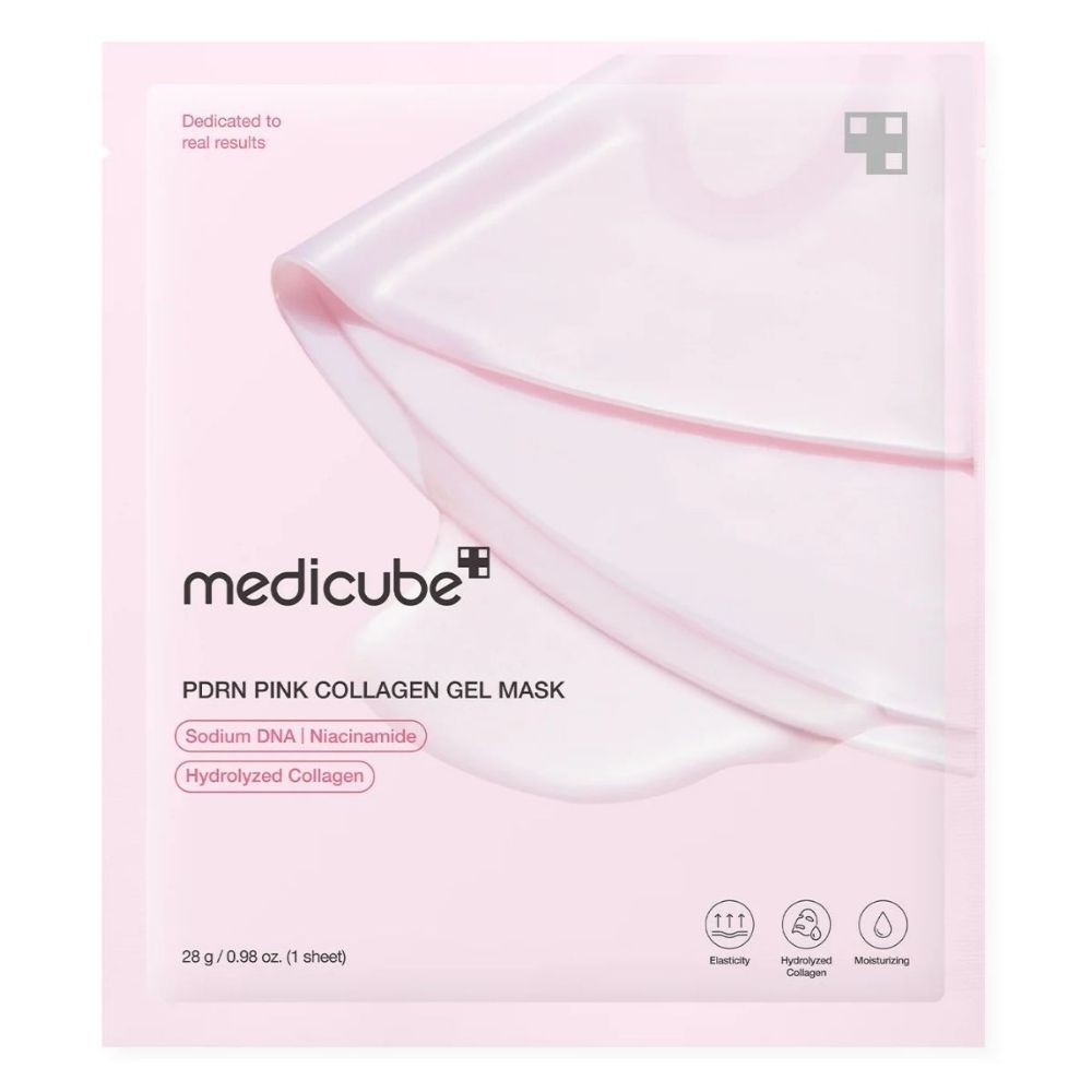 Medicube Maschera viso al collagene rosa, 28 g