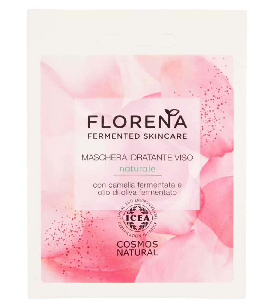 set 4x maschere viso idratante Florena Fermented Skincare Naturale 8 ml NUOVO