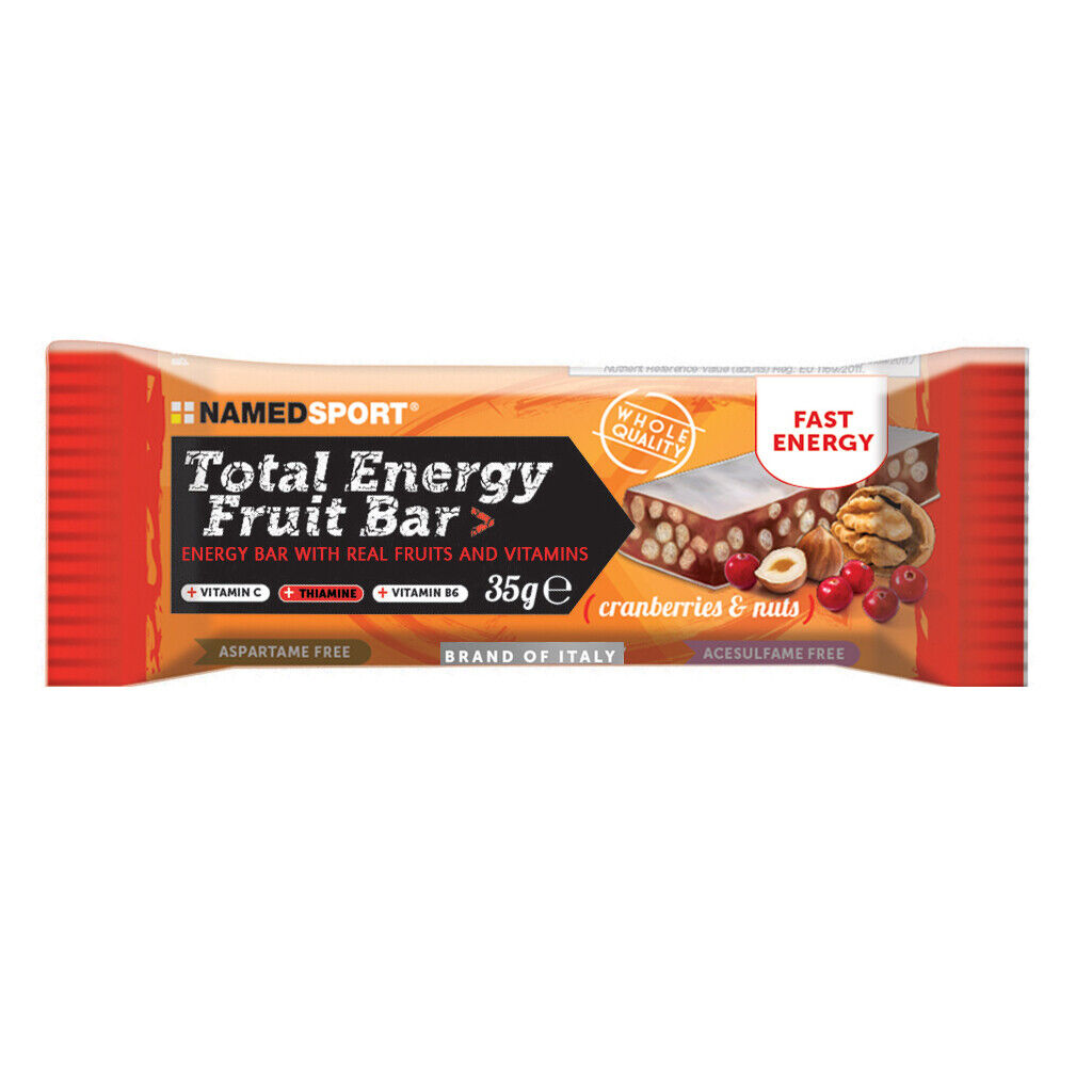 NAMED SPORT TOTAL ENERGY FRUIT BAR 35 GR Cranberry and Nuts