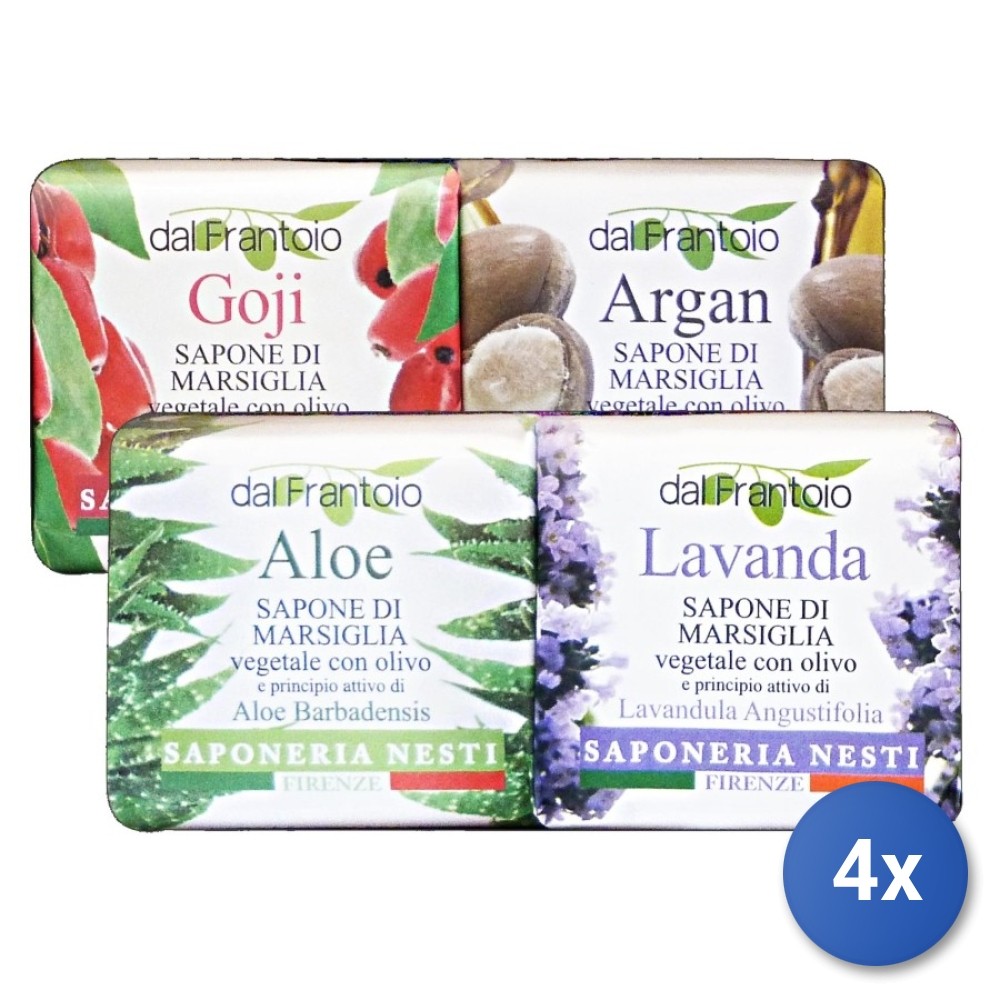 4x Dal Frantoio Saponetta 100 Grammi Profumi Assortiti (MISTO)