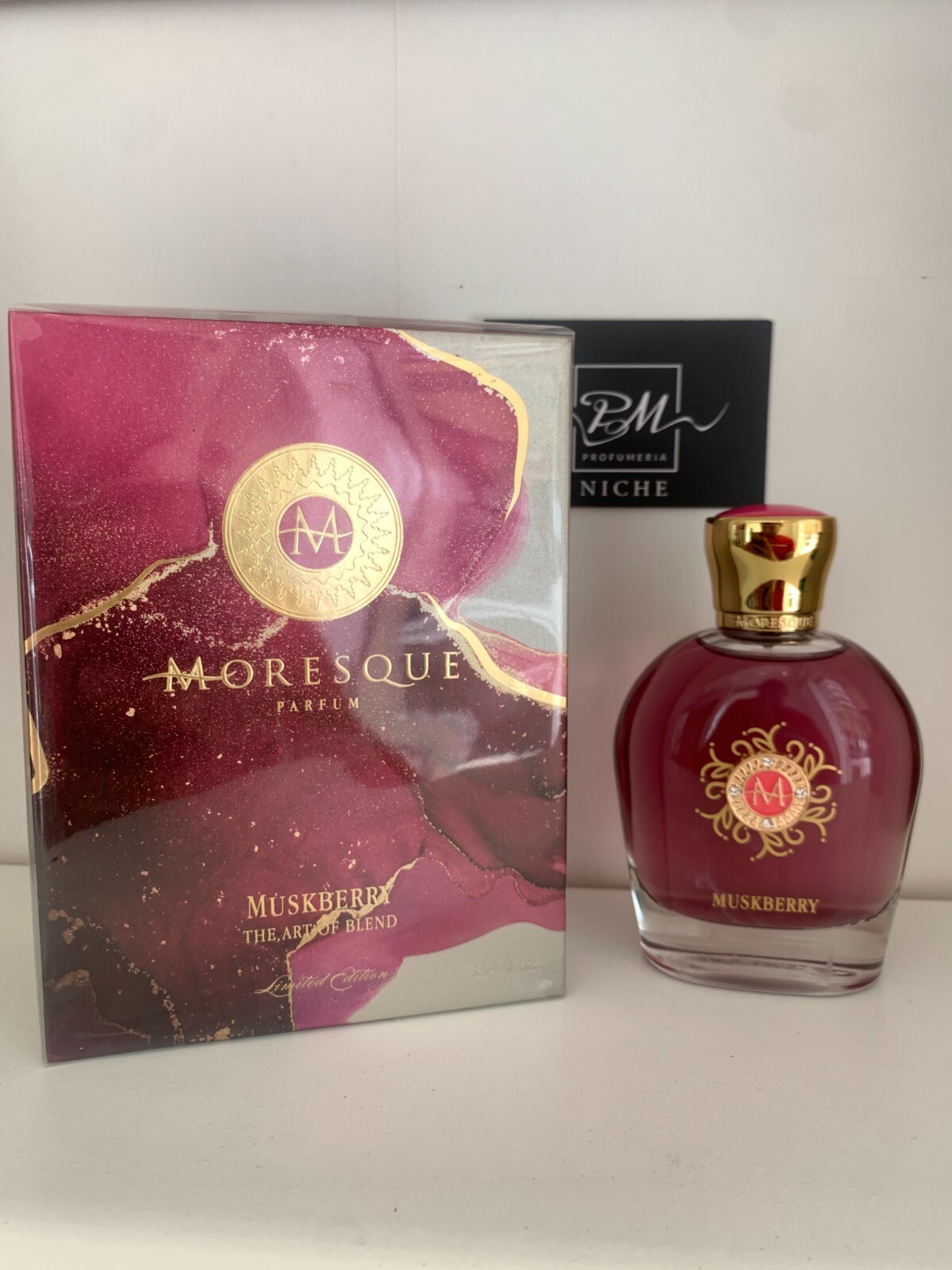 MORESQUE PARFUM MUSKBERRY EAU DE PARFUM 100 ML THE ART OF BLEND NICHE UNISEX LUX
