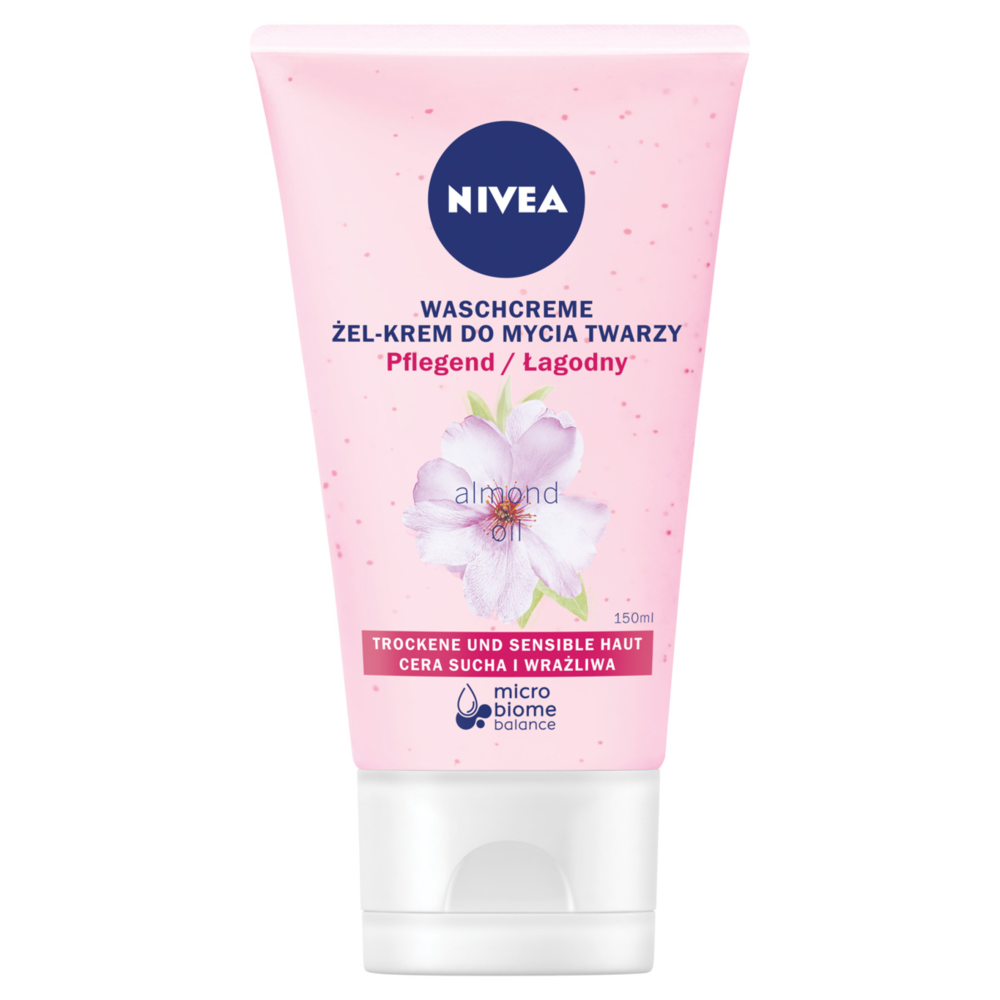 Nivea Gentle Cleansing Gel-Cream Facial Wash per pelli secche e sensibili
