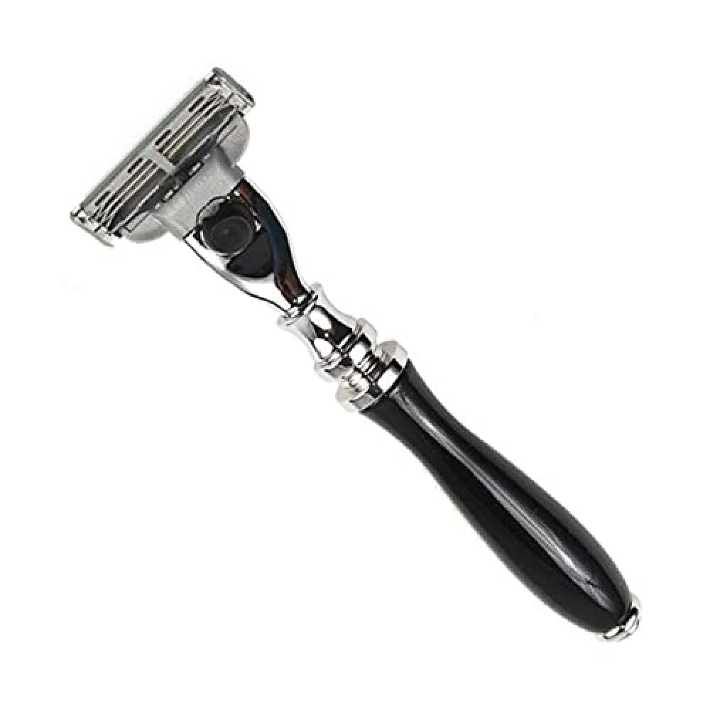 Parker Mach 3 Compatible Razor Black resin handle mod. 111B-M3 - NUOVO