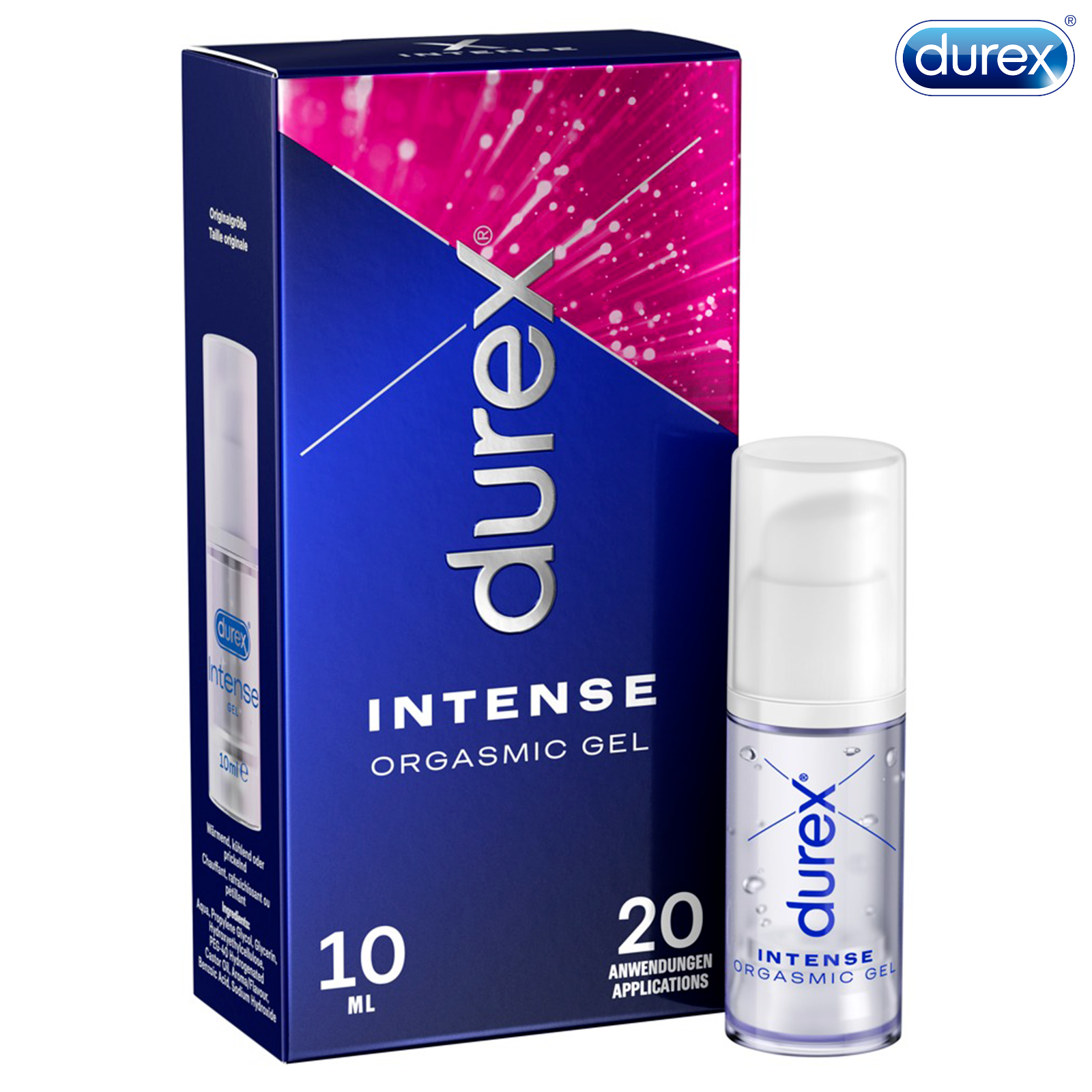 Durex Intense Orgasmic GEL con Effetto Stimolante Donna Migliora Orgasmi
