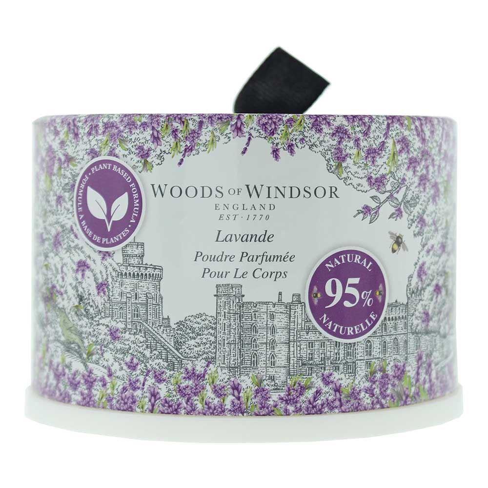 Woods of Windsor English Lavender Perfumed Dusting Powder 100g For Unisex