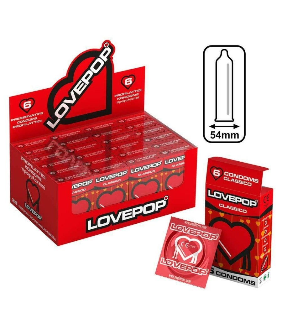 Set 12 Profilattici Preservativi Condom Love Pop Classici Profumati Alla Fragola
