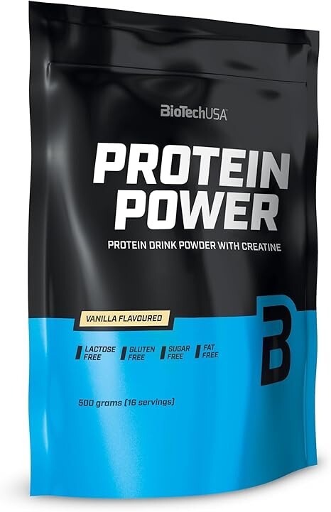 Biotech Protein USA Power 1 KG  PROTEINE ISOLATE WHEY e Creatina Vaniglia