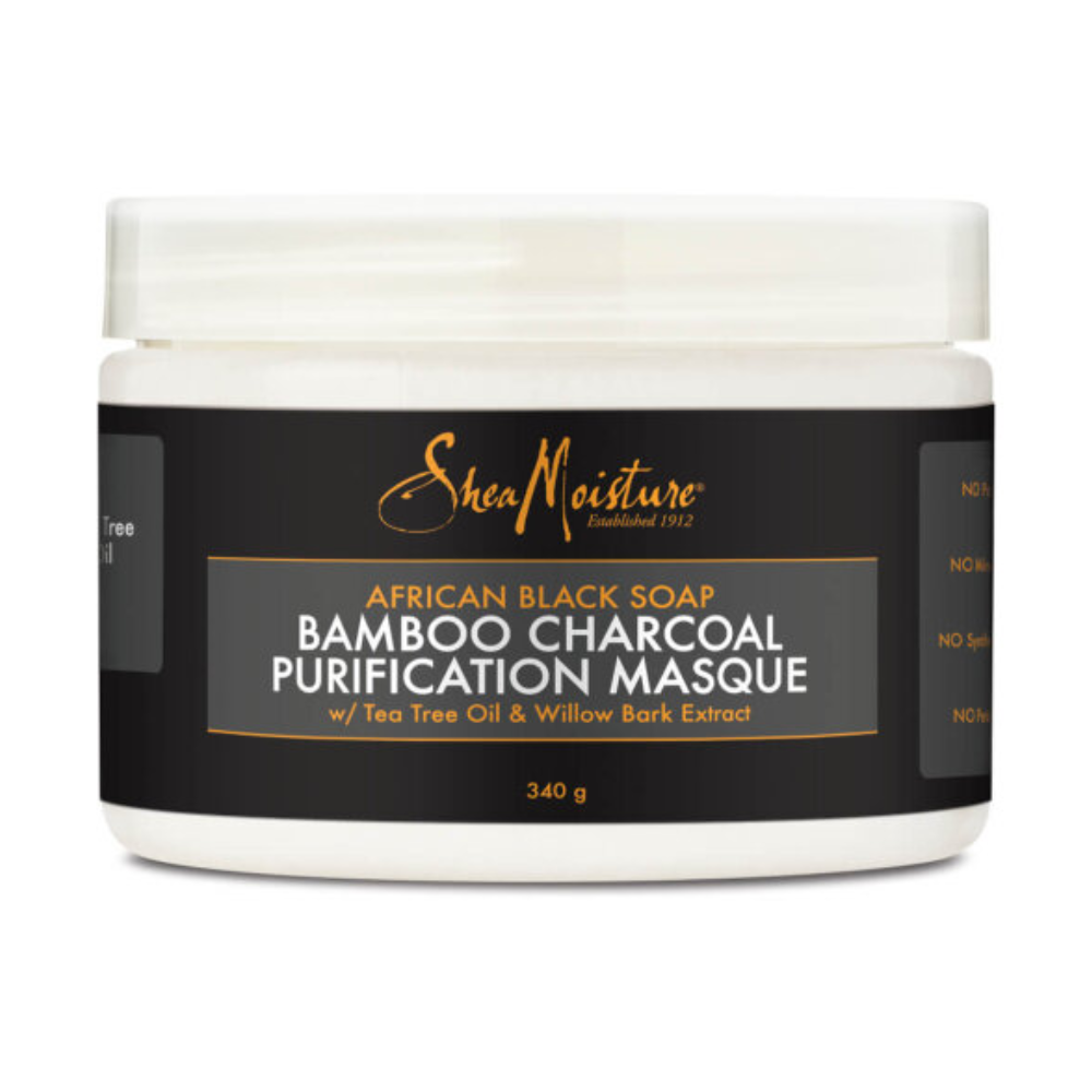 Shea Moisture African Black Soap Bamboo Charcoal Purification Masque 354ml