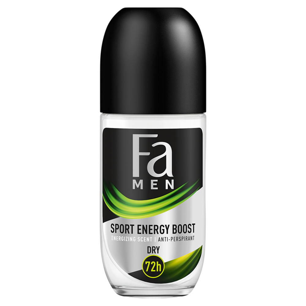 Fa Men Sport Energy Boost 72H Antitraspirante Bulk con profumo energizzante 50