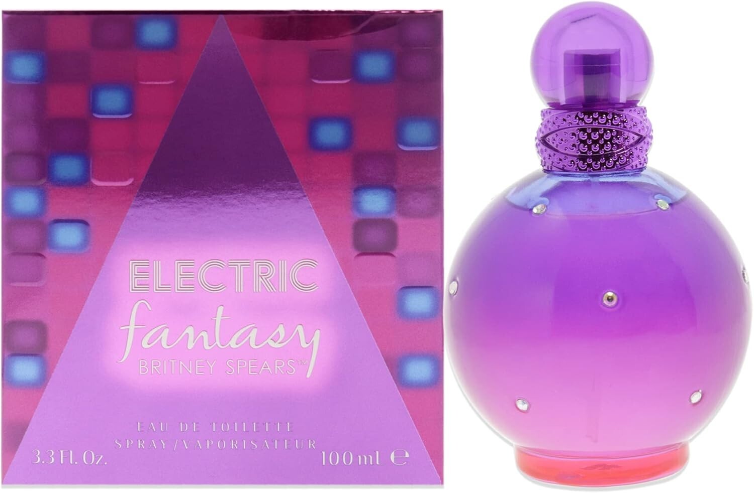 ProfumBritney Spears Electric Fantasy Eau de Toilette 100ml Spray Con Confezione
