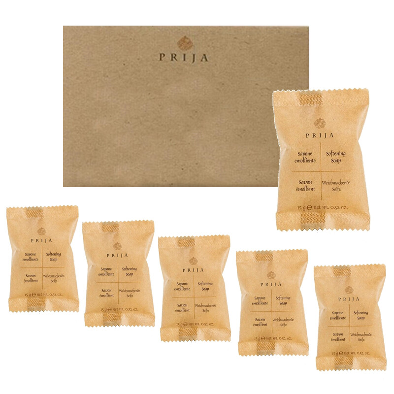 Prija SAPONE EMOLIENTE Saponetta vegetale rotonda 15 GR X 300 PZ