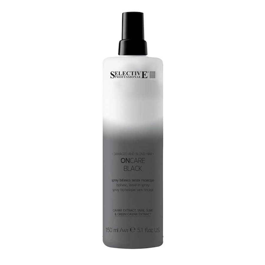 Selective Professional OnCare Black Biphasic Leave-In Spray 150ml NEW spray bifa