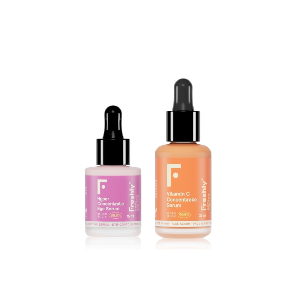 Freshly Cosmetics pack con siero viso Vitamin C e siero per contorno (F5Z)