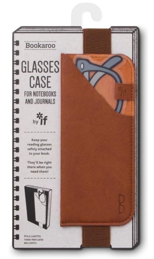 Custodia per occhiali Bookaroo - porta occhiali - marrone
