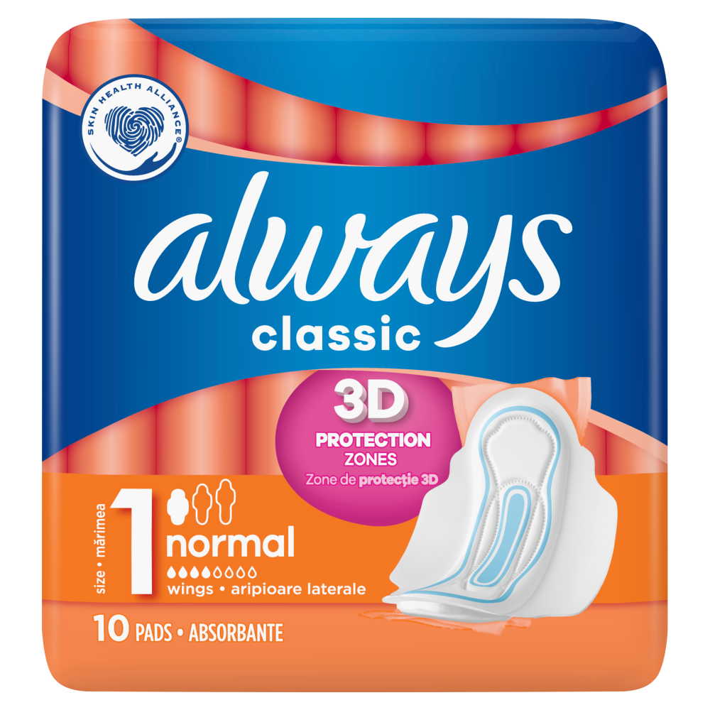 Always Wrappers Classic Normal (taglia 1) X10