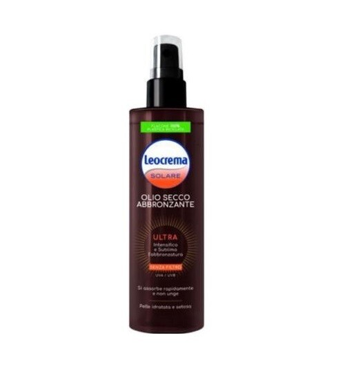 LEOCREMA SOLARE OLIO SECCO ABBRONZANTE ULTRA SENZA FILTRO 200 ML