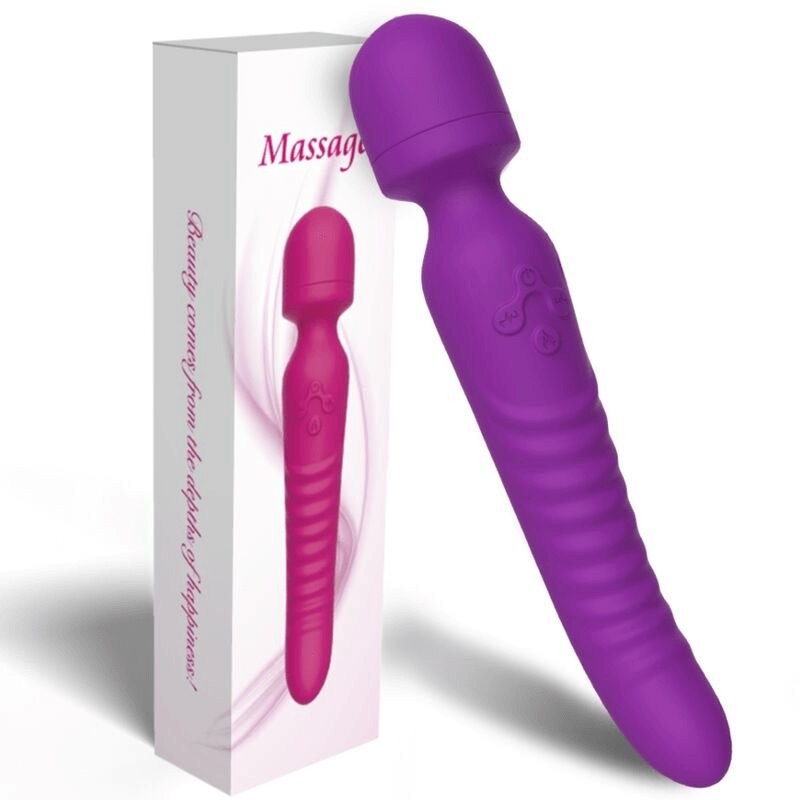 Armony Mission - Massaggiatore Vibratore Wand con Effetto Calore Viola