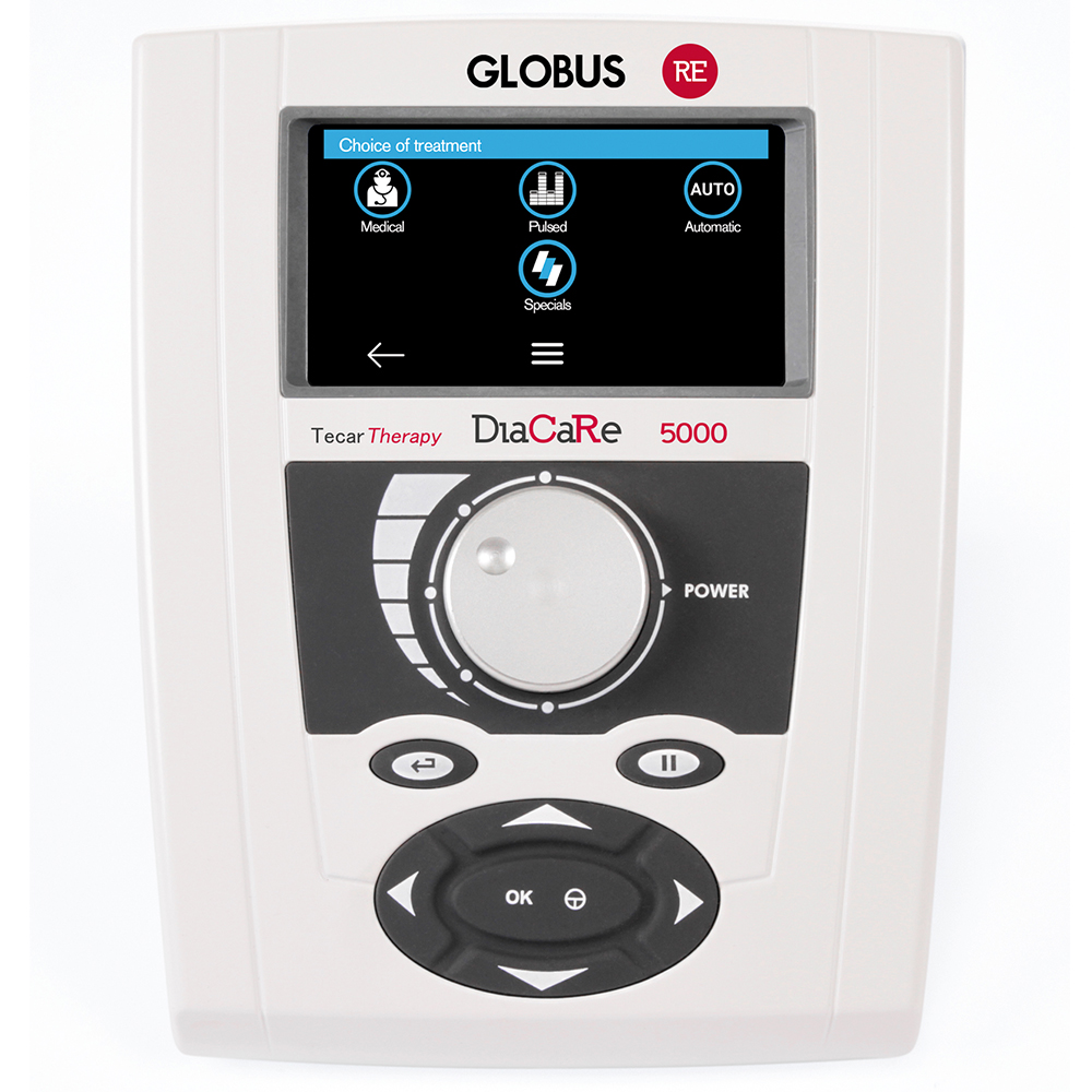 Globus tecarterapia professionale Diacare 5000 Re Ricaricabile tecar terapia Bia